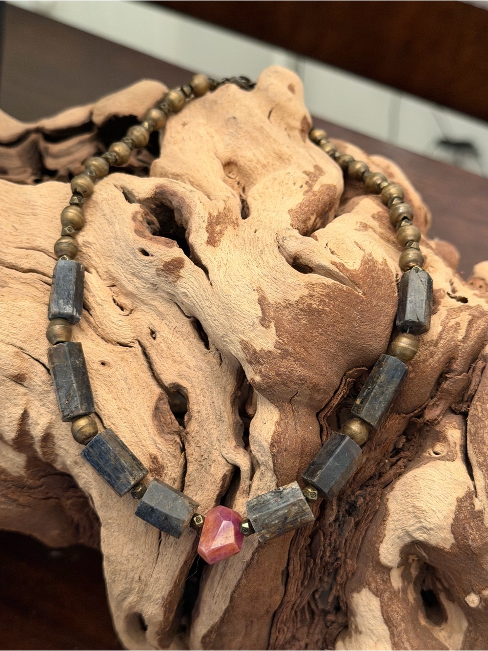 Carol Lipworth Designs Artisan Geometric Statement Necklace